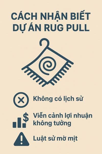 Cách nhận biết dự án rug pull và phòng tránh mất tiền trong thị trường crypto