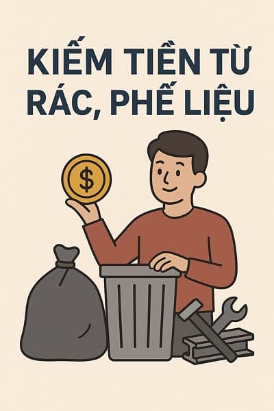 Kiếm tiền từ rác, phế liệu: khi thứ bỏ đi trở thành cơ hội làm giàu
