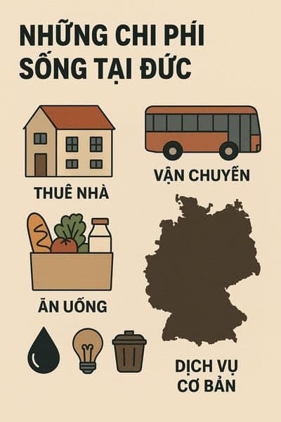 Những chi phí sống tại Đức