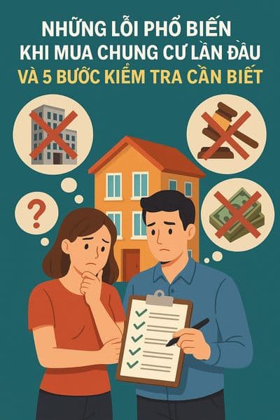 5 BƯỚC KIỂM TRA KHI MUA CHUNG CƯ