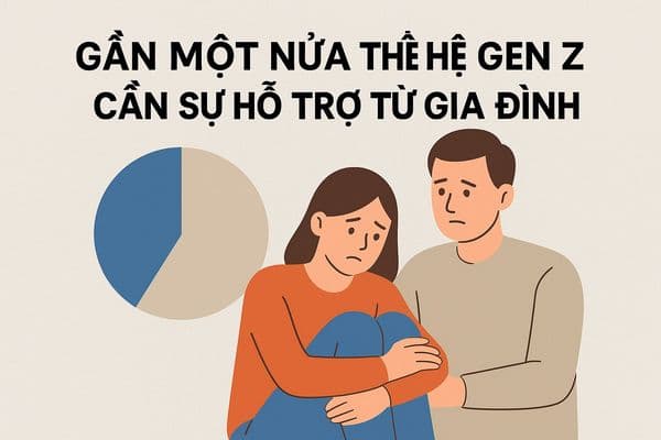 Gần một nửa thế hệ gen Z cần sự hỗ trợ từ gia đình
