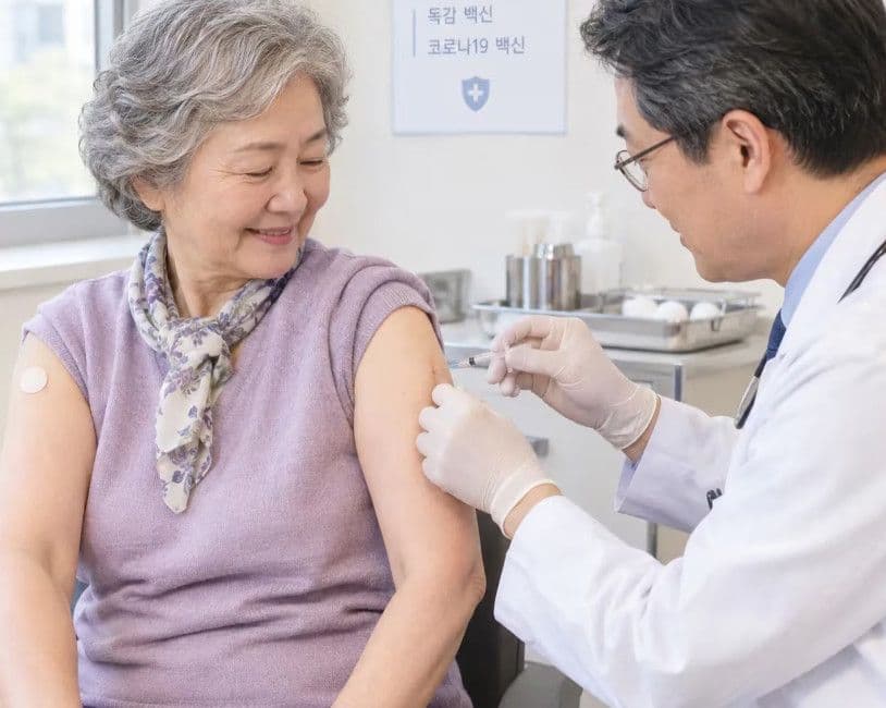 Người cao tuổi có thể tiêm vắc-xin cúm và COVID-19 cùng ngày: Không cần chờ giữa hai mũi