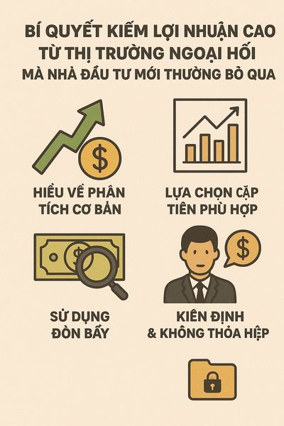 Bí quyết kiếm lợi nhuận cao từ thị trường ngoại hối mà nhà đầu tư mới thường bỏ qua