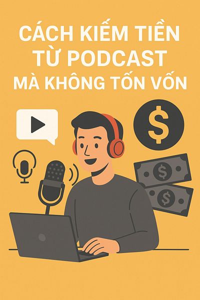 Cách kiếm tiền từ podcast mà không tốn vốn Cách kiếm tiền từ podcast mà không tốn vốn