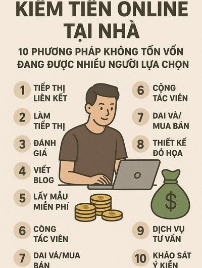 Kiếm tiền online tại nhà: 10 phương pháp không tốn vốn đang giúp hàng triệu người tăng thu nhập trong năm 2025