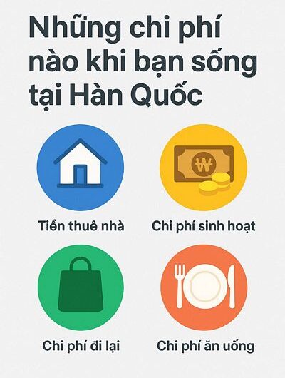 Những chi phí nào khi bạn sống tại Hàn Quốc?