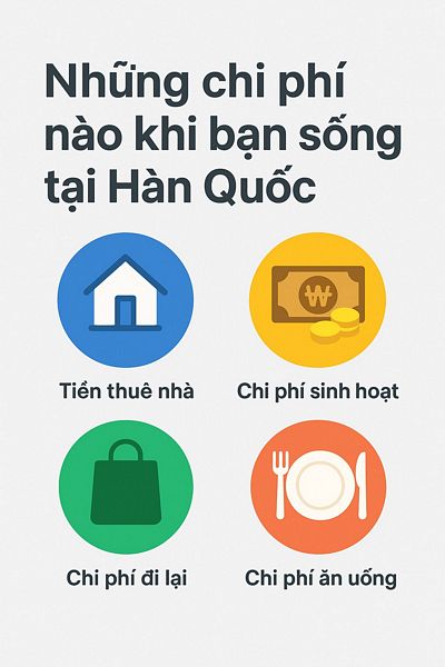 Những chi phí nào khi bạn sống tại Hàn Quốc?