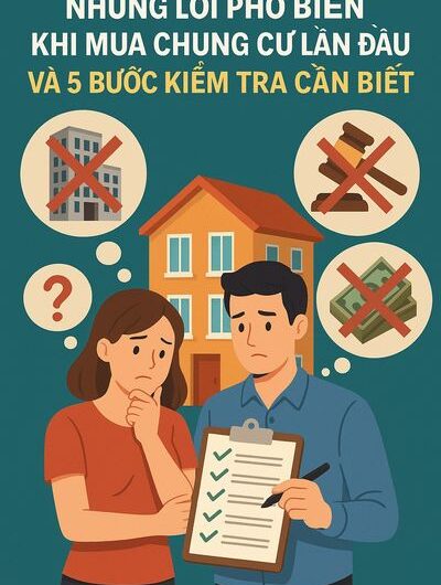 Những lỗi phổ biến khi mua chung cư lần đầu và 5 bước kiểm tra cần biết