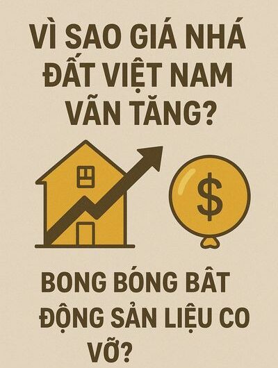 Vì sao giá nhà đất Việt Nam vẫn tăng? Bong bóng bất động sản liệu có vỡ?
