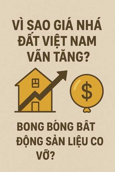 Vì sao giá nhà đất Việt Nam vẫn tăng? Bong bóng bất động sản liệu có vỡ? Vì sao giá nhà đất Việt Nam vẫn tăng? Bong bóng bất động sản liệu có vỡ?