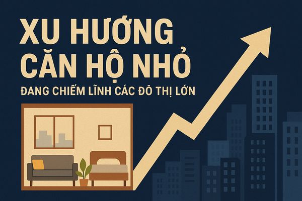 Xu hướng căn hộ nhỏ đang chiếm lĩnh các đô thị lớn