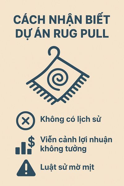 Cách nhận biết dự án rug pull và phòng tránh mất tiền trong thị trường crypto Cách nhận biết dự án rug pull và phòng tránh mất tiền trong thị trường crypto