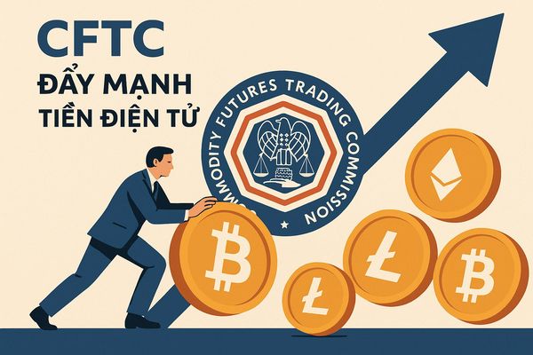 CFTC đẩy mạnh tiền điện tử bằng việc chấp thuận tài sản thế chấp phái sinh CFTC đẩy mạnh tiền điện tử bằng việc chấp thuận tài sản thế chấp phái sinh