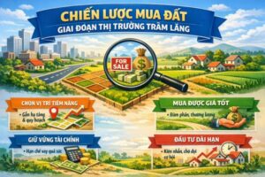 Chiến lược mua đất giai đoạn thị trường trầm lắng: Cơ hội cho nhà đầu tư dài hạn