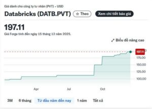 Databricks được định giá 134 tỷ USD sau vòng gọi vốn 4 tỷ USD