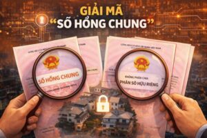 Giải mã “sổ hồng chung”: Khái niệm, quy định pháp luật và rủi ro tiềm ẩn người mua nhà cần biết