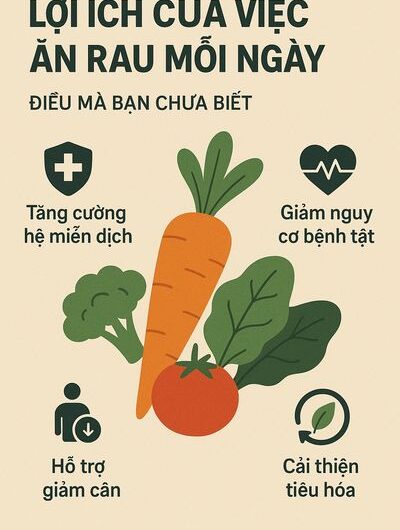 Lợi ích của việc ăn rau mỗi ngày, điều mà bạn chưa biết