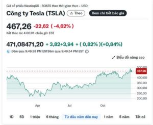 Mảng ô tô của Tesla chỉ đáng giá 30 USD/cổ phiếu giữa cơn sốt AI và robotaxi