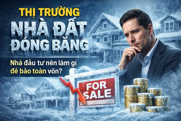 Thị trường nhà đất đóng băng: Nhà đầu tư nên làm gì để bảo toàn vốn? Thị trường nhà đất đóng băng: Nhà đầu tư nên làm gì để bảo toàn vốn?