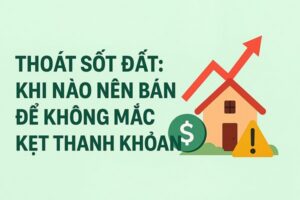 Thoát sốt đất: Khi nào nên bán để không mắc kẹt thanh khoản